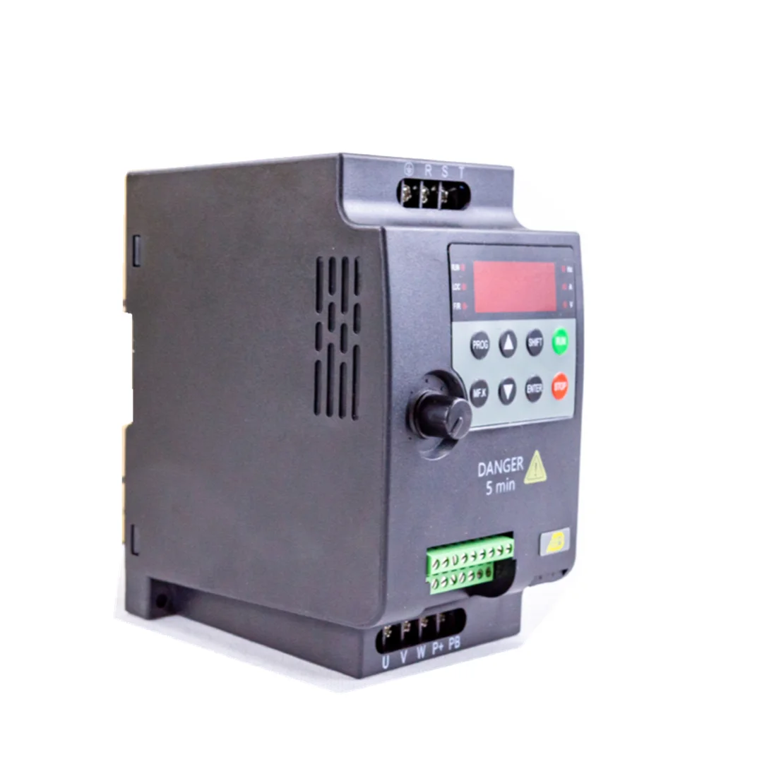China made 4Kw variable frequency inverter 220v single phase to 220v 3 phase drive for fan and pump vfd