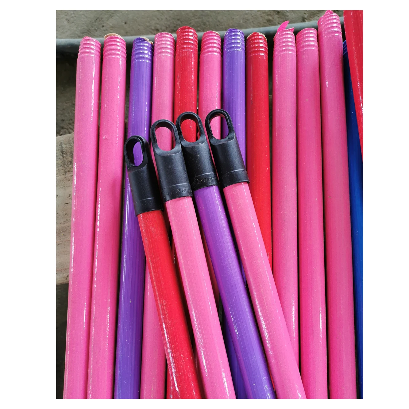 Soft Sweeping Bristle Broom Brush And Dustpans With Wooden Handle Broom Hot Selling Middle East Countries