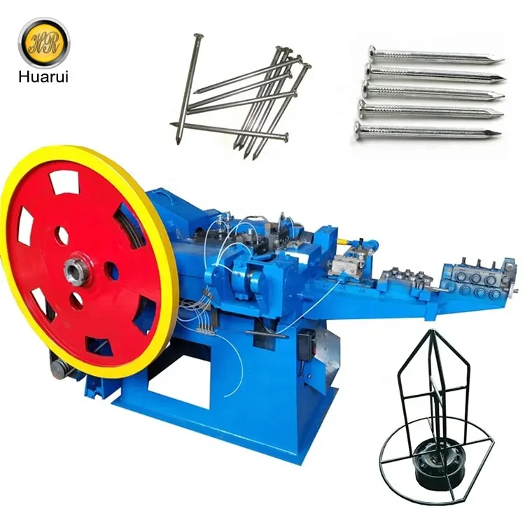Complete Set Automatic Wire Concrete nails making machines for 1-6 inch wire nails