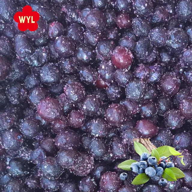 Wholesale frozen fruit IQF frozen blueberry in frozen fruits for beverage