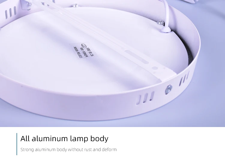 Indoor Lighting Home Office  6w 12w 18w 24w Ceiling Lamp Surface Mounted Round Led Panel Lights