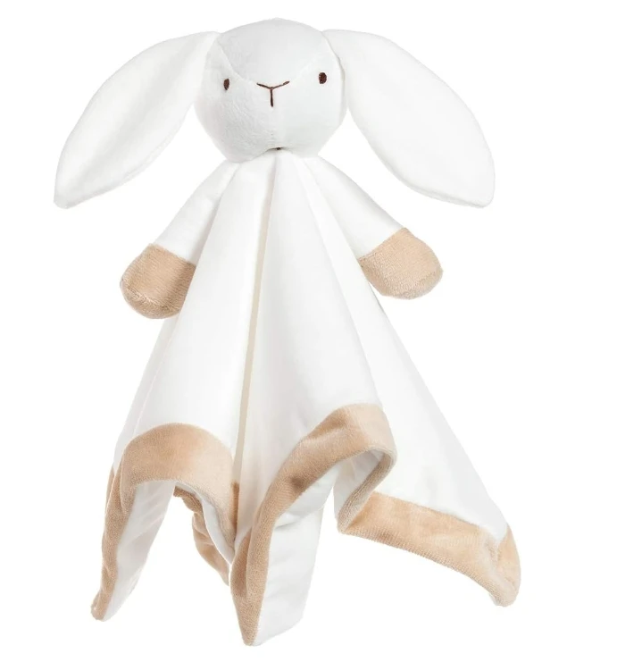 New designs Custom Baby Comforter  Security Blanket Soft Animal Blanket Toy Teether Lovely Stuffed Giraffe Baby Security Blanket