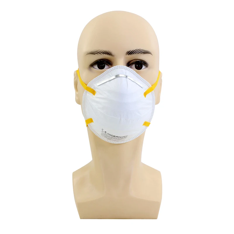 Cup Shaped Disposable Mascarillas white Dust Ce En 149 2001 Protective Masque Face Folding Mask Ffp2