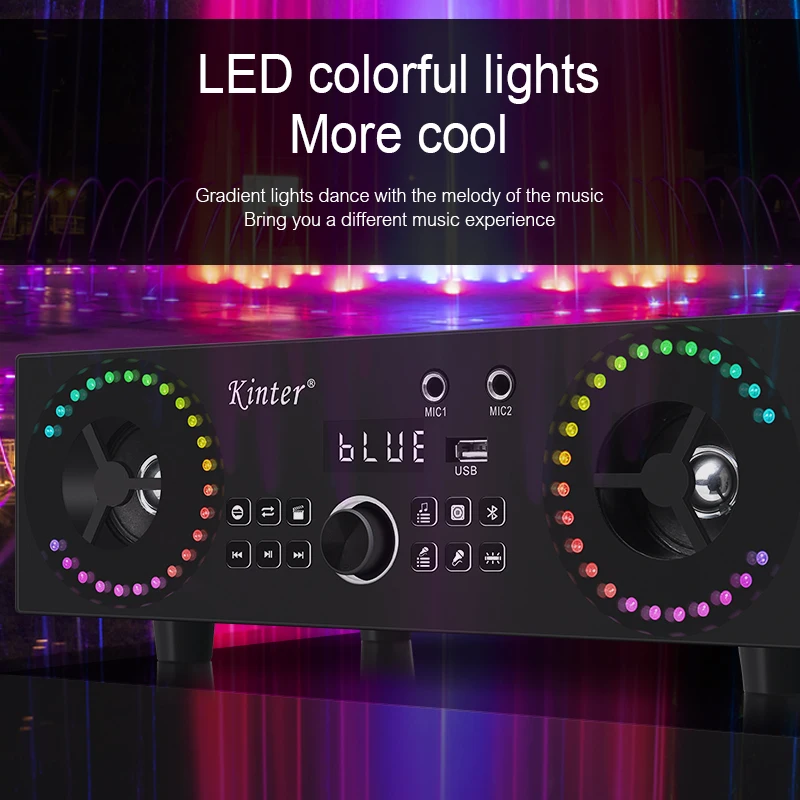 Kinter Stereo Digital Integrated Power Amp Circuit Switch Class D Brand Sound Equipment/amplifiers/speaker