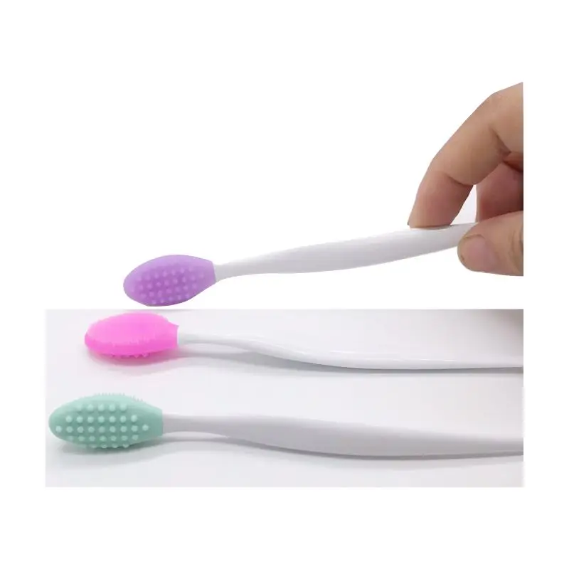 Silicone exfoliating tools double-sided soft Exfoliating Silicone Lip Brush
