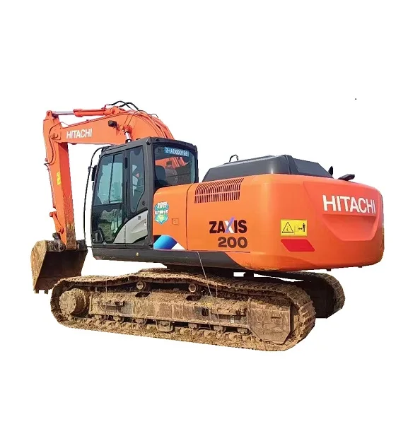 Second Hand hydraulic Digging Machine Excavator 20ton Used Hitachi 200-5A Crawler Excavator hitachi 200