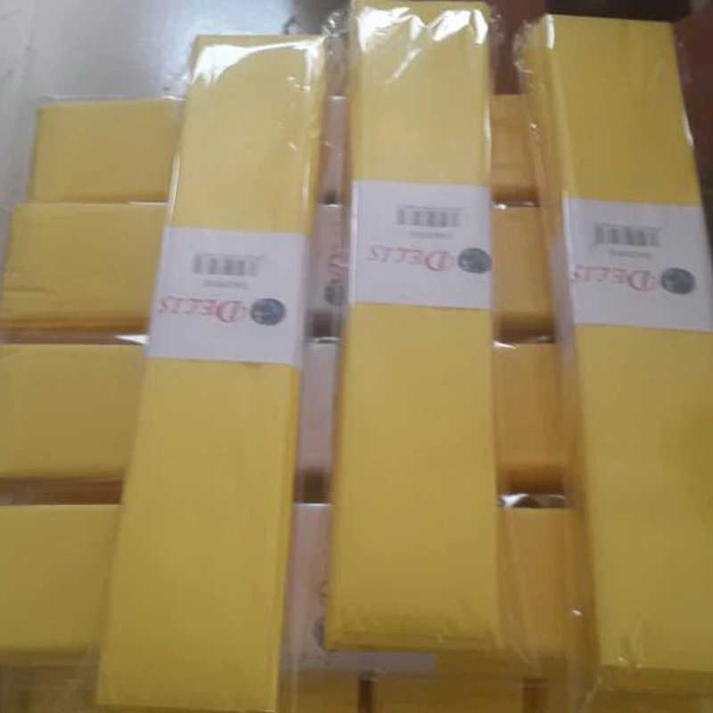 colorful craft crepe paper for wrapping and handmade