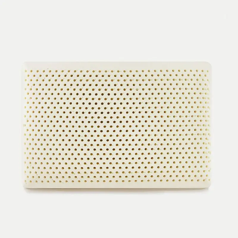 COOLING BEDREAMY Dunlop Latex Pillow 30 Massage Christmas White Neck Massager Square Adults Embroidery Solid Knitted Foam Pillow Memory