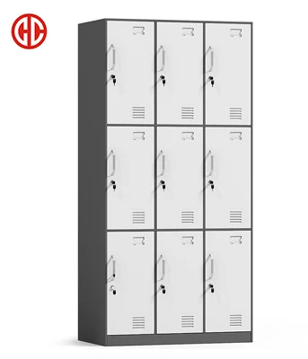 Metal Locker Locker Cabinet Metal 9 Door Cabinet Office Cabinet Wholesale Prices