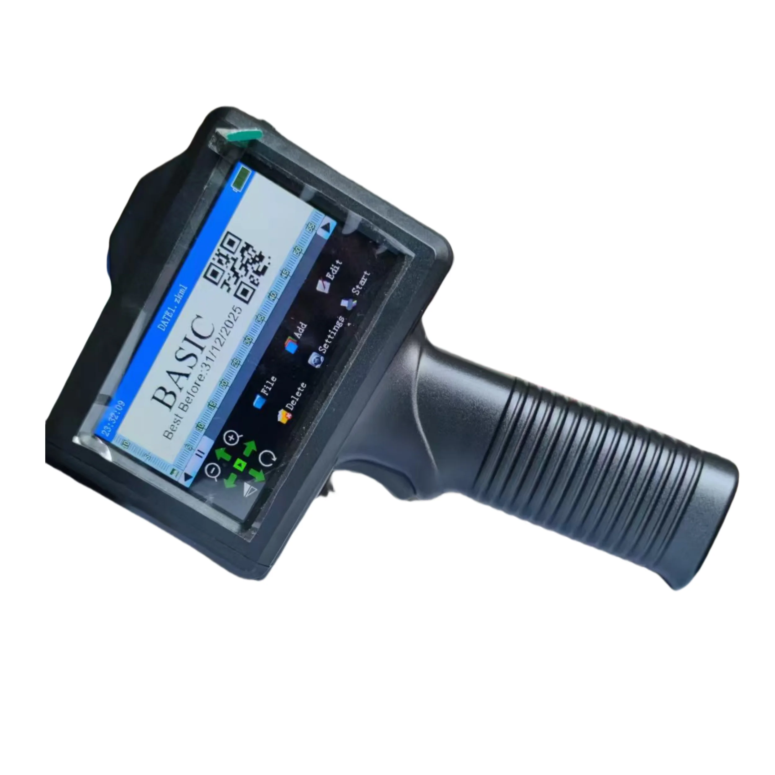 Smart Portable Handheld Inkjet Printer Gun with HD LED Touch Screen and Quick-Drying Ink for Coding and Labeling Industry