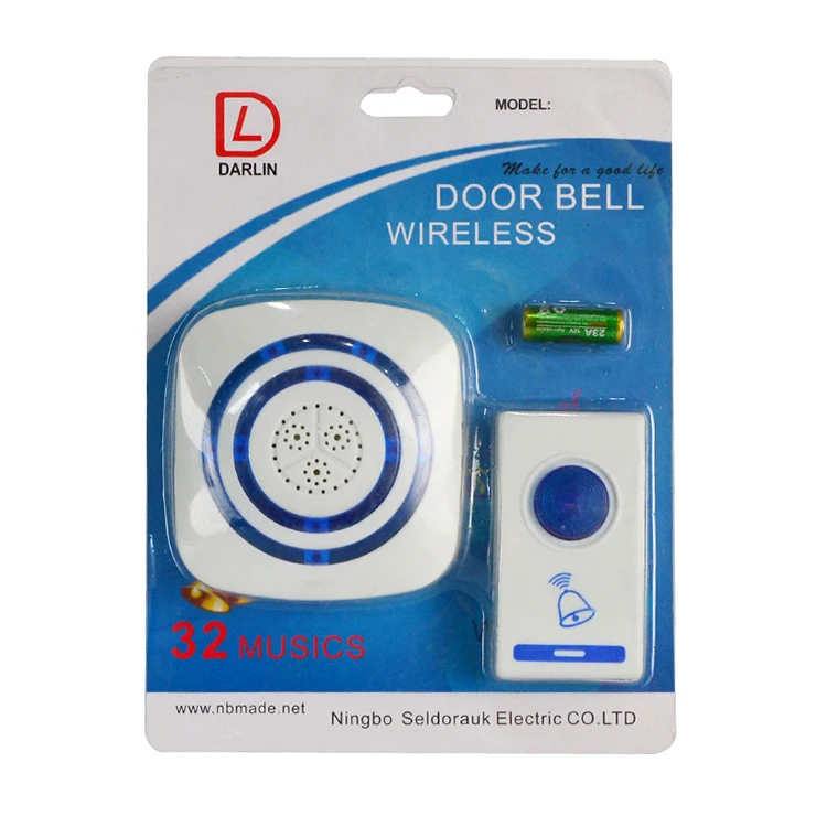 
OEM/ODM available 32 melodies electronic wireless doorbell 