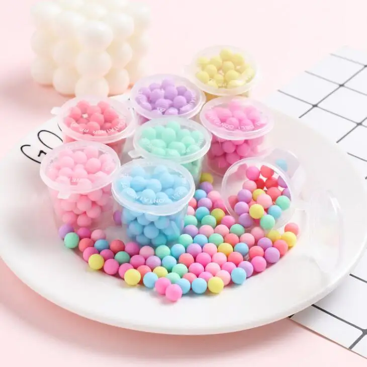 Artificial Macaron Plastic Beads DIY Colorful Beads Ornaments  Phone Shell Accessories