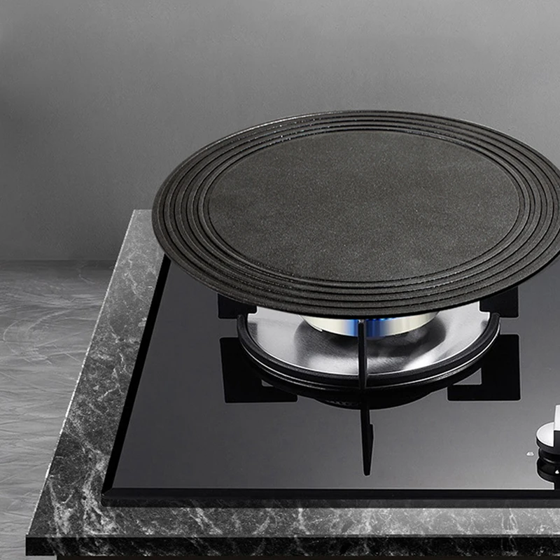 Round Aluminum Meat Fast Defrost Thawing Tray Kitchen 2 in 1 Aluminum Plate Fast Heating for Stovetop