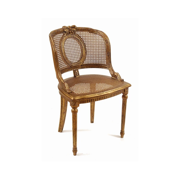 Factory hot sale high quality Classical luxury gold accent chair lounge