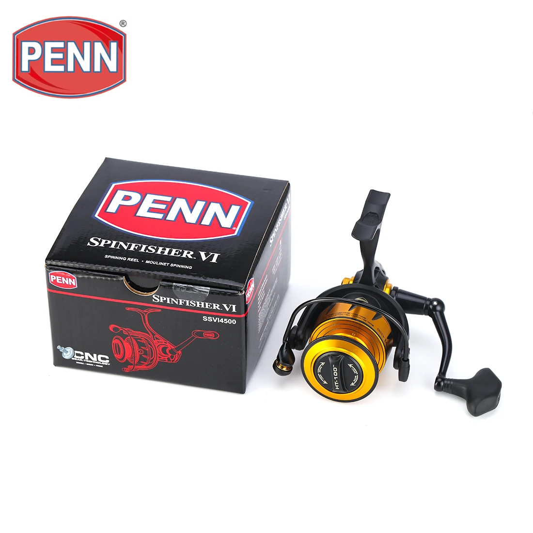 100% Original PENN SPINFISHER V 5 SSV SSVI 6 Spinning Reel Saltwater Fishing Sea Fishing Reels