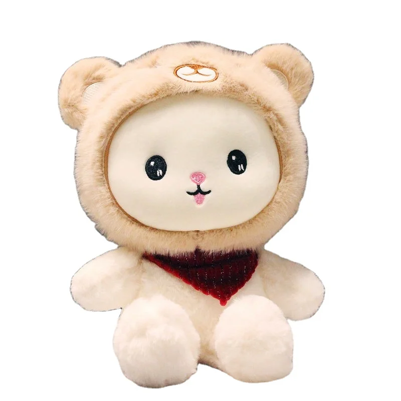 Factory Sale 32cm Lovely Bunny Plush Sleeping Pillow Rabbit Stuffed Animal Plush Doll Rabbit Plush Toy With Skirt For Girls.