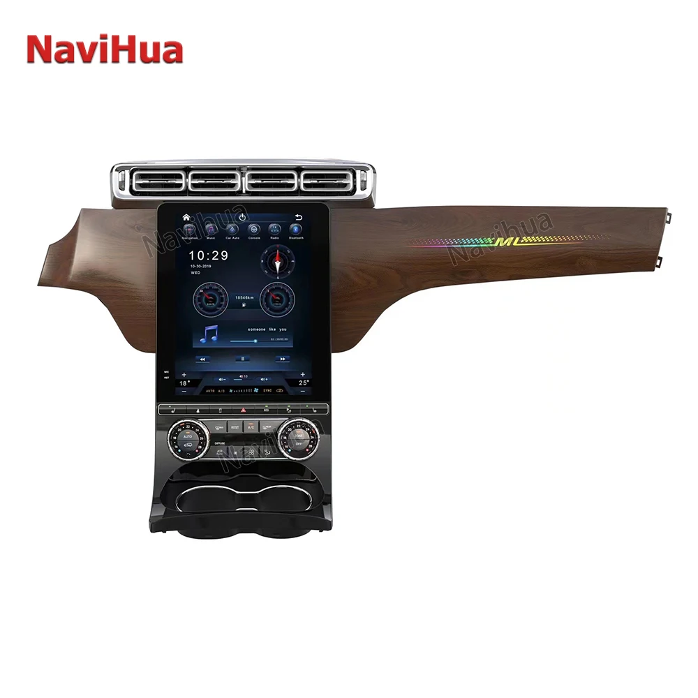 NaviHua 12.1 Inch Vertical Screen For Mercedes Benz ML GL Class 2012 2015 Multimedia Android Car Radio Carplay New Arrival