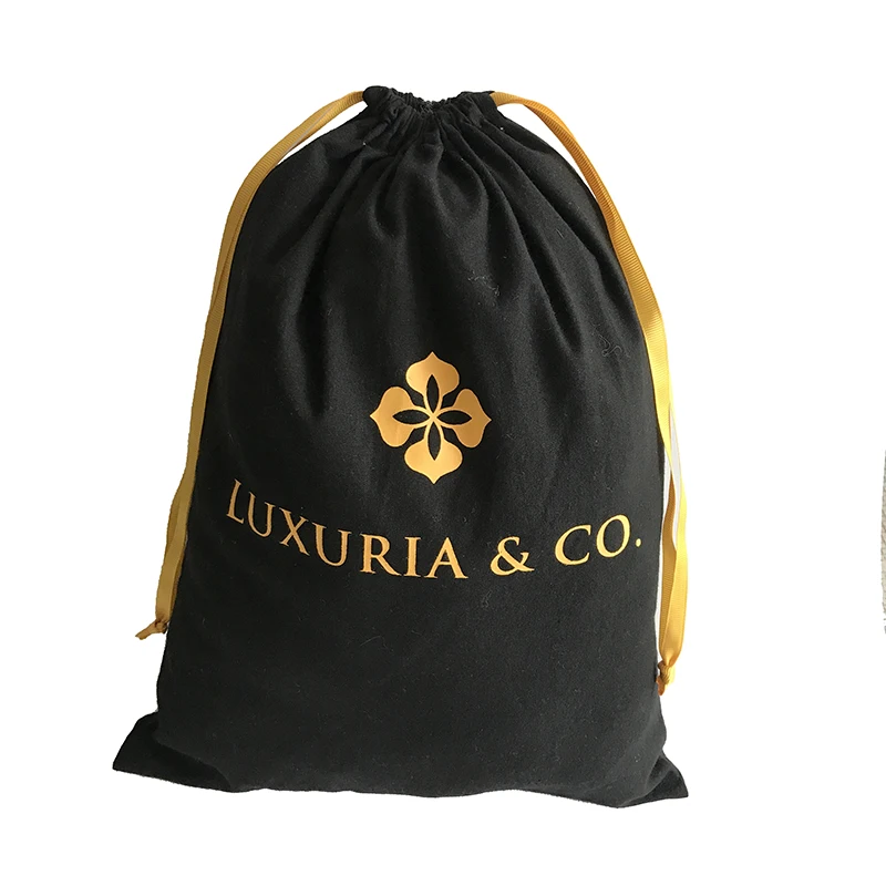 Accept Custom Embroidery Logo Drawstring Cotton hairdryer packaging