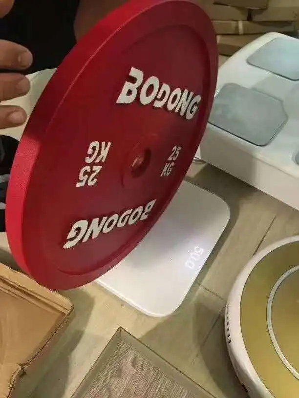 Competition Weight Plates Strength Training Cast Iron Fitness Equipment Calibrated Weight Plates