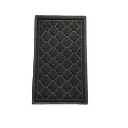 Non-Slip PVC Door Mat Durable Trap Dirt and Dust Front Door Welcome Mat for Entryway,Patio,Garage,High Traffic Areas