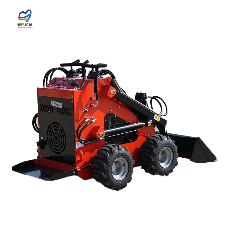 Kubota Electric Small Remote Control Track Loader with Concrete Mixer Spare Parts Steering Loader Engine Front Loader China
