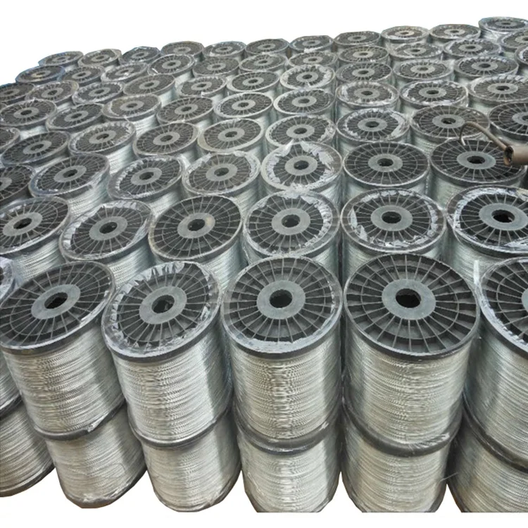 High strength process Bright Galvanized wire with plastic spool binding wire spool GI wire