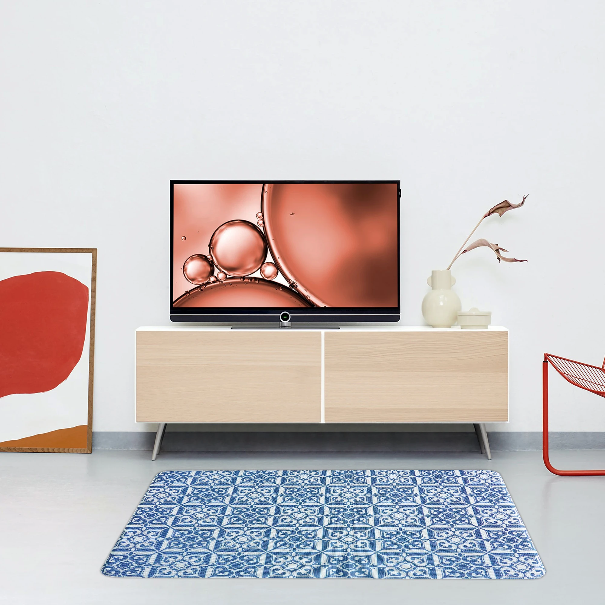 Комплект экологически чистых кухонных ковриков из ПВХ, офисные стоячие удобные нескользящие кухонные коврики с пенным наполнителем и принтом против усталости