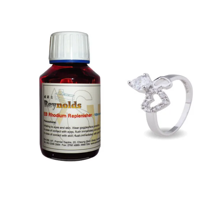 High Quality White Rhodium Plating Solution for Jewelry Accessories Metal