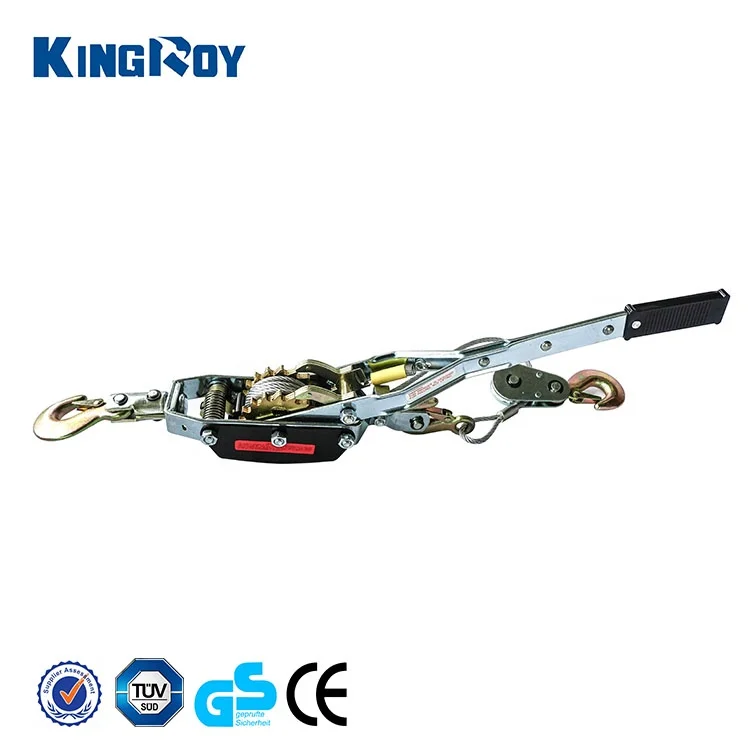 Kingroy 4 тонны три крючка двойные шестерни стальной кабель ручной Съемник кабеля