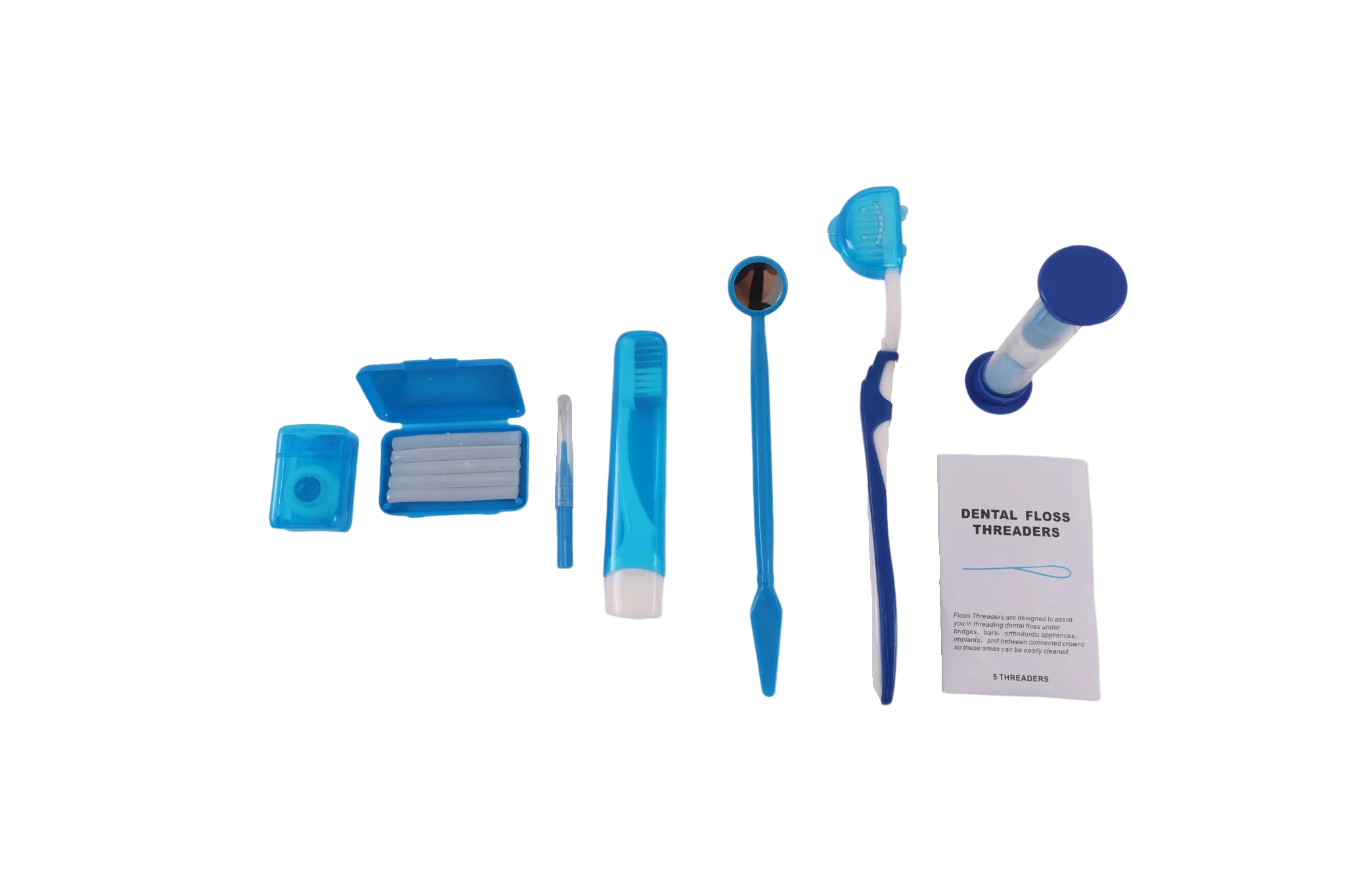 8pcs Orthodontic Care Dental Toothbrush Kit Ortho Patient Care Kit