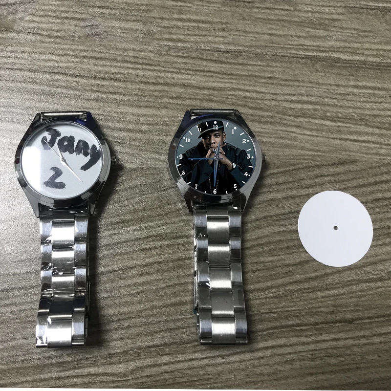 Cheap Shipping Fee   ,sublimation blank Metal Watch for Man Heat Press Machine Transfer Paper Printing
