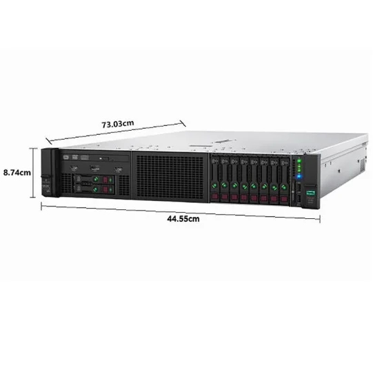 DL380G10 HPE 2U rack server Host One Xetron 3206R 8-core 1.9G CPU with single power supply 64 GB memory plus four 1.2TB 10K SAS