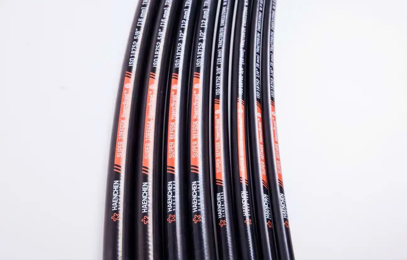 High Quality  flexible hydraulic rubber hose R1 R2 R12 R13 for Mechanical equipment