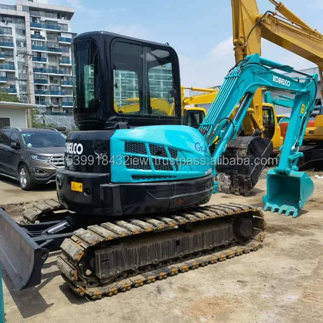 Original Kobelco SK55 used excavator crawler excavator kobelco excavator