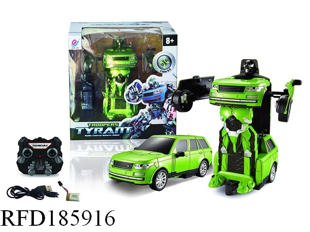 Remote control car rc robot 2.4G car deformation robot toy
