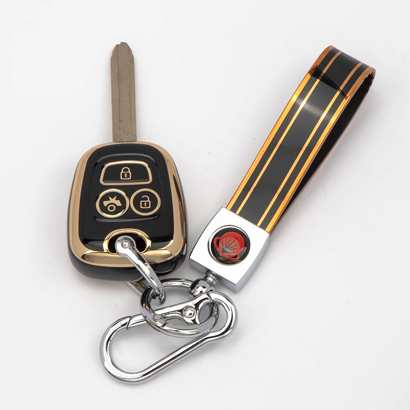 Wholesale Remote key protective cover For Peugeot TPU car Key Cover TPU key chain Sets