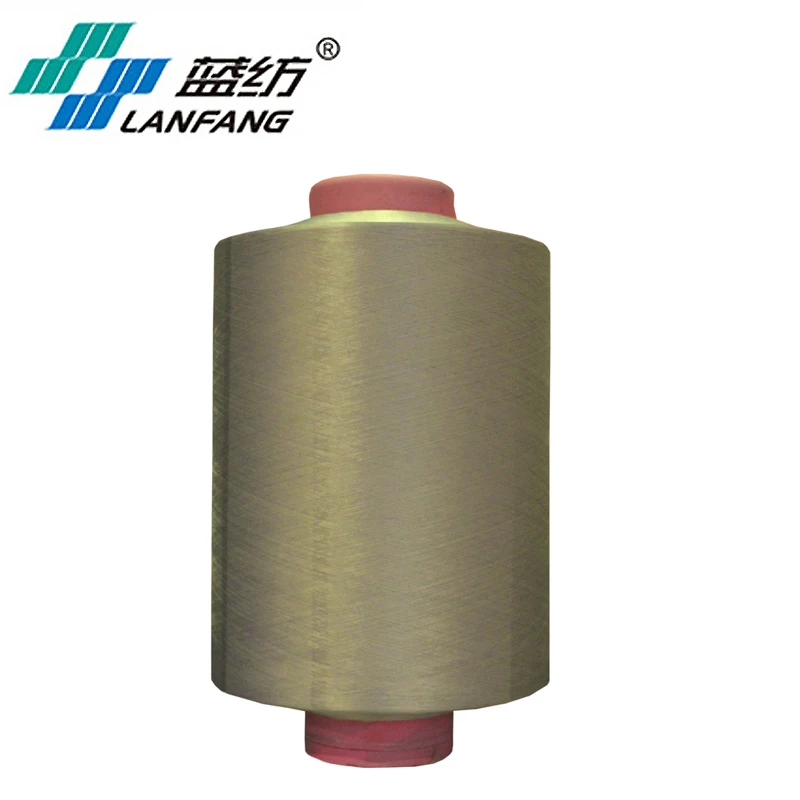 100% polyester yarn DTY dope dyed textured yarn colored yarn 50d-600d  AAGRADE