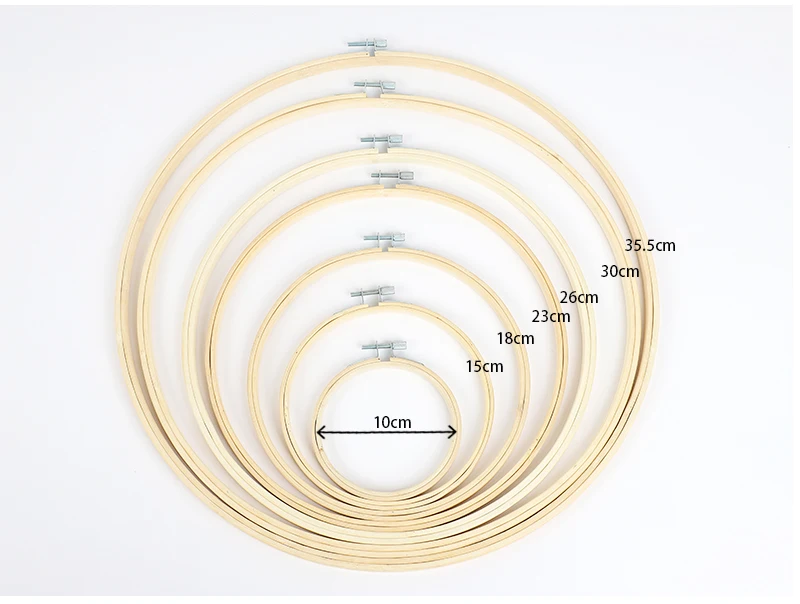 Оптовая продажа экологически чистых бамбуковых обручей ручной вышивки крестиком, woden обручи, рамы, обручи ручной работы