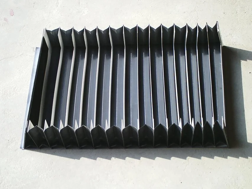 Customized Laser Cutting Machine Fireproof Guide Way Protection Bellows Covers Armour  with Lames