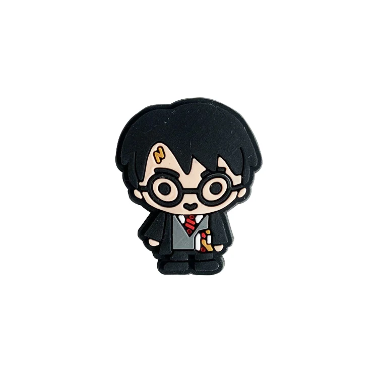 Wholesale new creative animation Magic School charm shoes accessories PVC soft shoes decorative party gifts designer charms