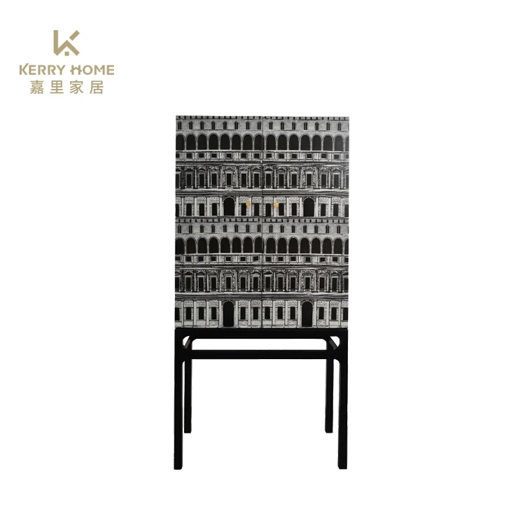 Retro style wooden decorative cabinet decorated table cabinets office