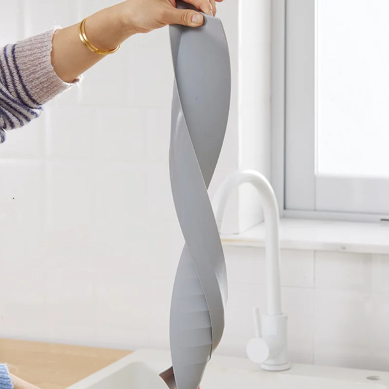 Silicone Kitchen Sink Splash Guard Reusable Dish Fruit Vegetable Washing Barr