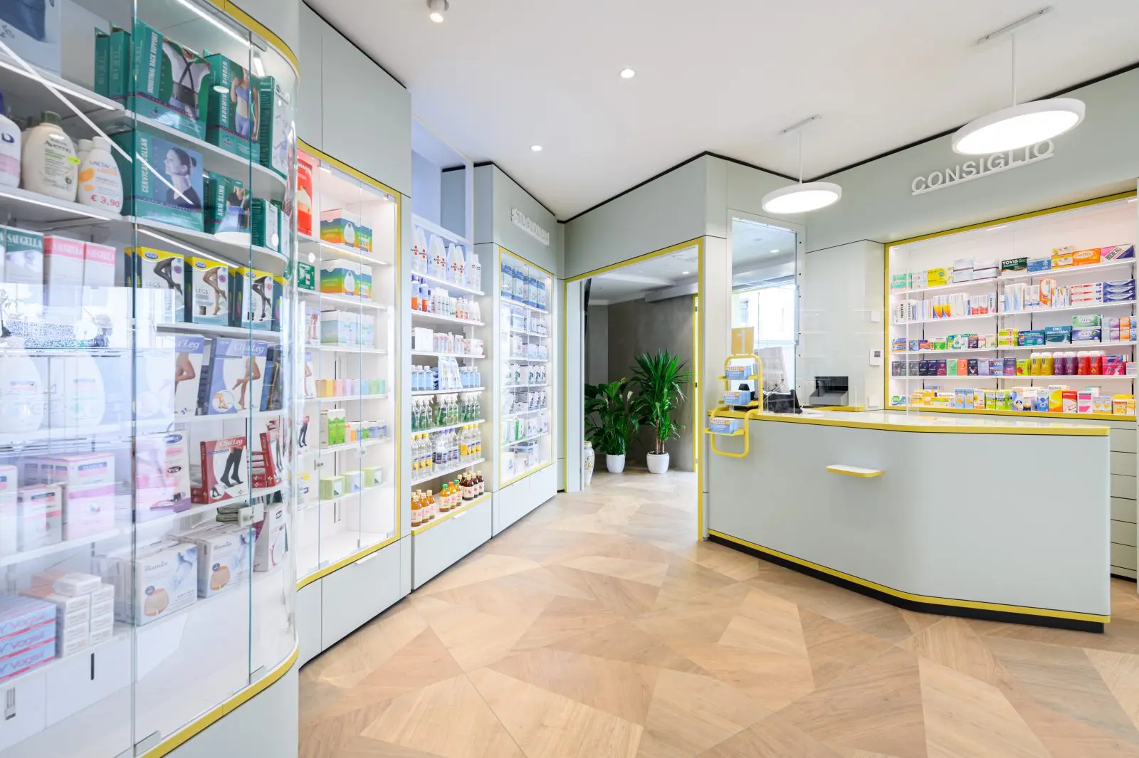 Custom Professional Pharmacy Shop Fittings wholesale Factory Price Medical Shop Furniture