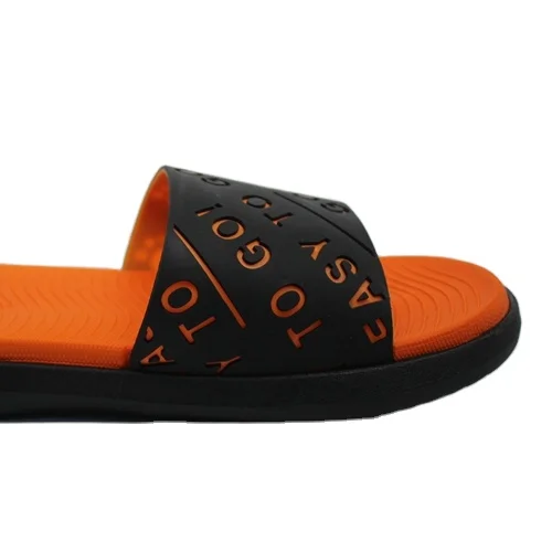 OEM Custom Black Slides Footwear Sandal EVA Custom Logo Slippers Men Plain Blank Slide Sandal Slippers Custom Logo Slide