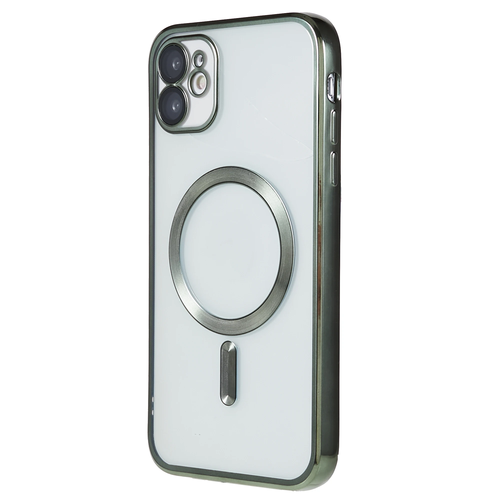 Magnetic Phone Case Compatible with PC Lens Protector Phone TPU Cover For iPhone 12 Pro