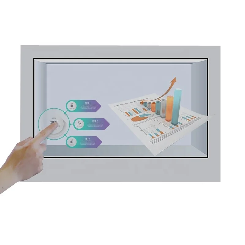 10.1inch  13.3inch 15.6inch18.5inch 21.5 Inch  Transparent LCD advertising player 3D hologram display show box