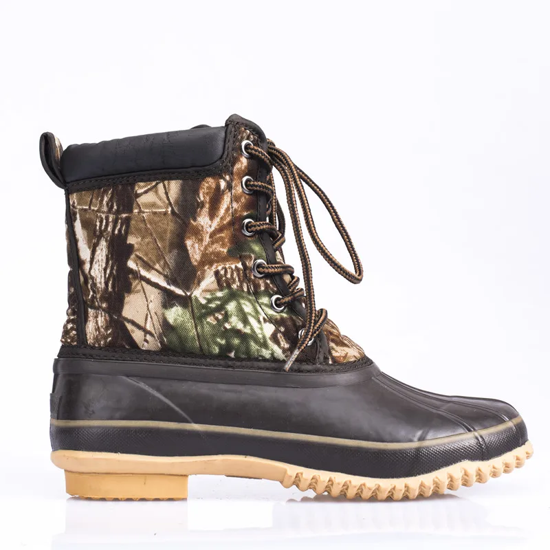 
Wholesale Waterproof Ladies Lace Up And Zipper Duck Boots For Women 