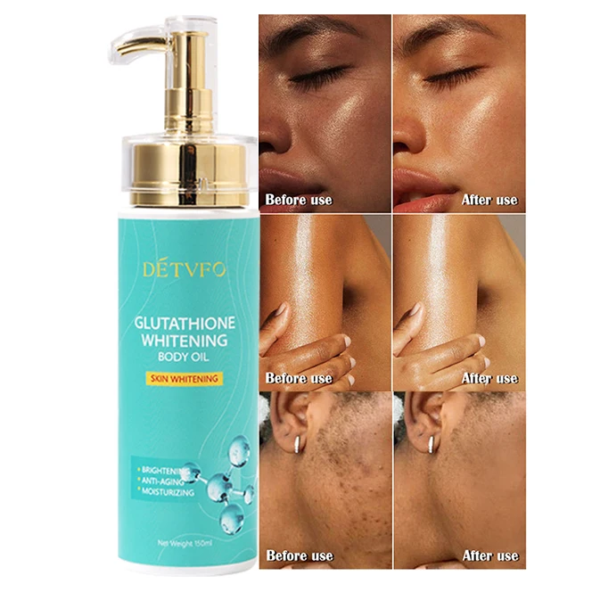 Natural organic hydrating private label lightening whitening full body massage perfume body oil for women