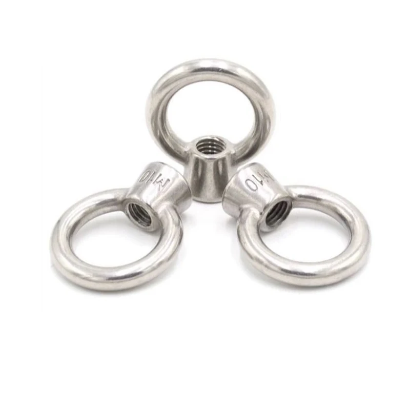 OEM 304 316 Stainless Steel Casting Eye Bolt And Nut