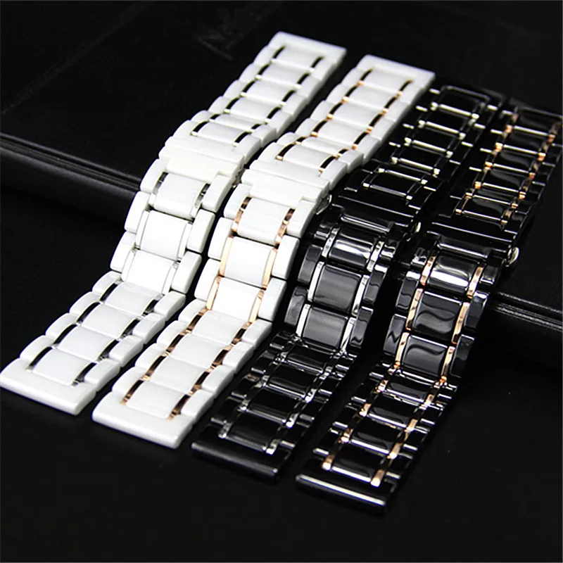 24mm 14mm 23mm 18mm 20mm 22mm 21mm Bracelet Luxury Ceramic Stainless Steel Watch Strap Band for Apple 5 6 SE for Samsung Watch
